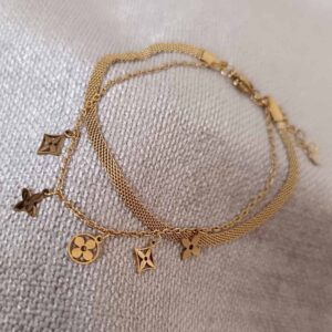 Pulsera doble LV
