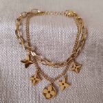 Pulsera doble LV eslabón