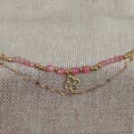 Pulsera Trébol Rosa