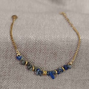 Pulsera Piedras azul
