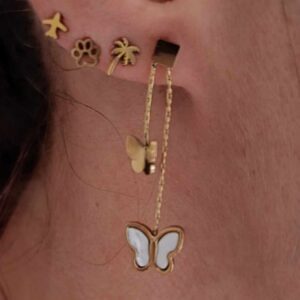 Pendientes Mariposa colgante