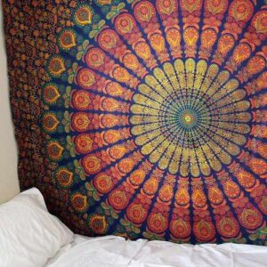 Mandala fondo verdoso