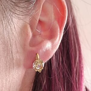 Pendientes Búho Diamante