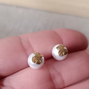 Pendientes Osito Perla