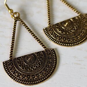 Pendientes diseño Bohem ejipcio