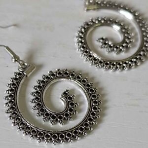 Pendientes diseño Bohem espiral